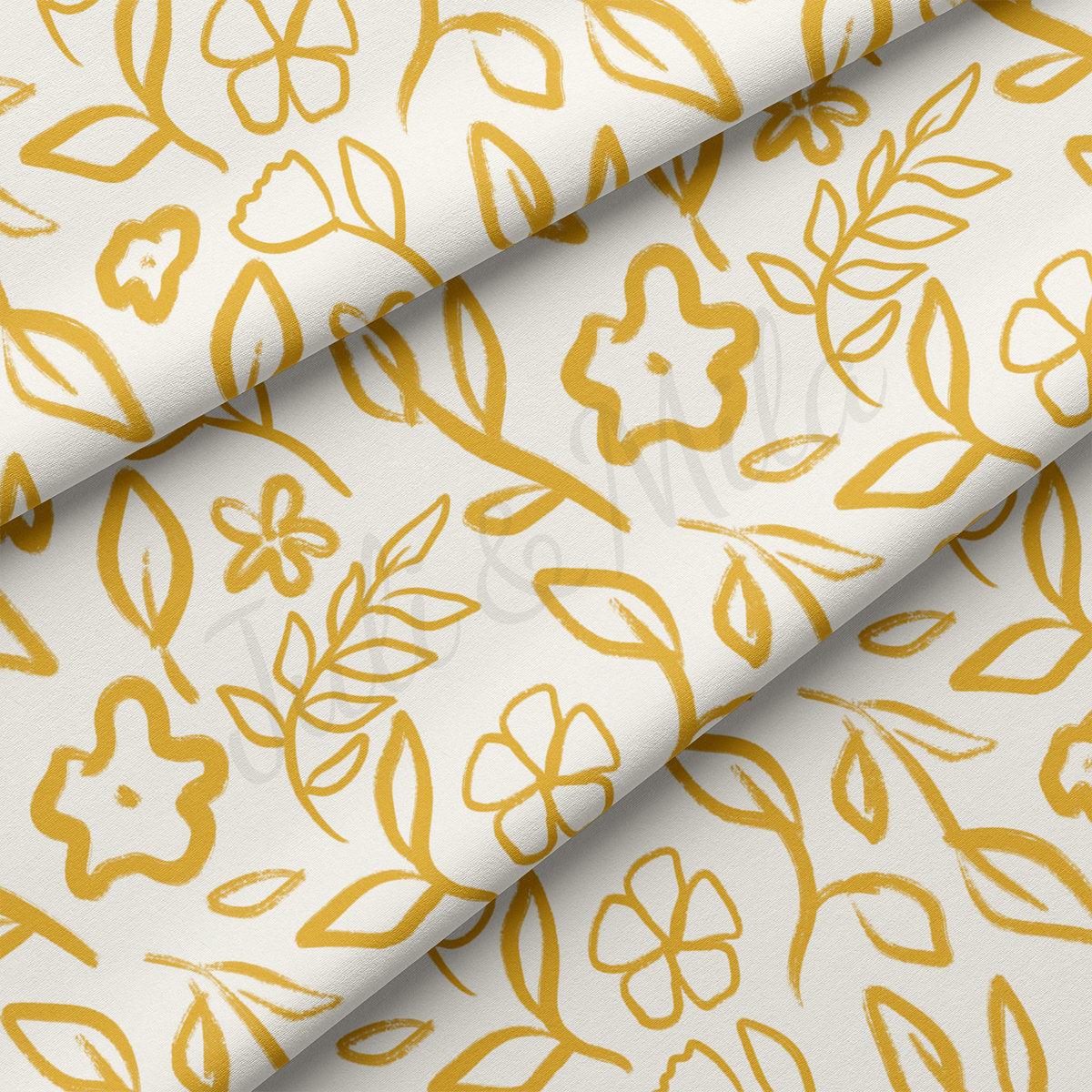 DBP Fabric Double Brushed Polyester DBP2495 Floral