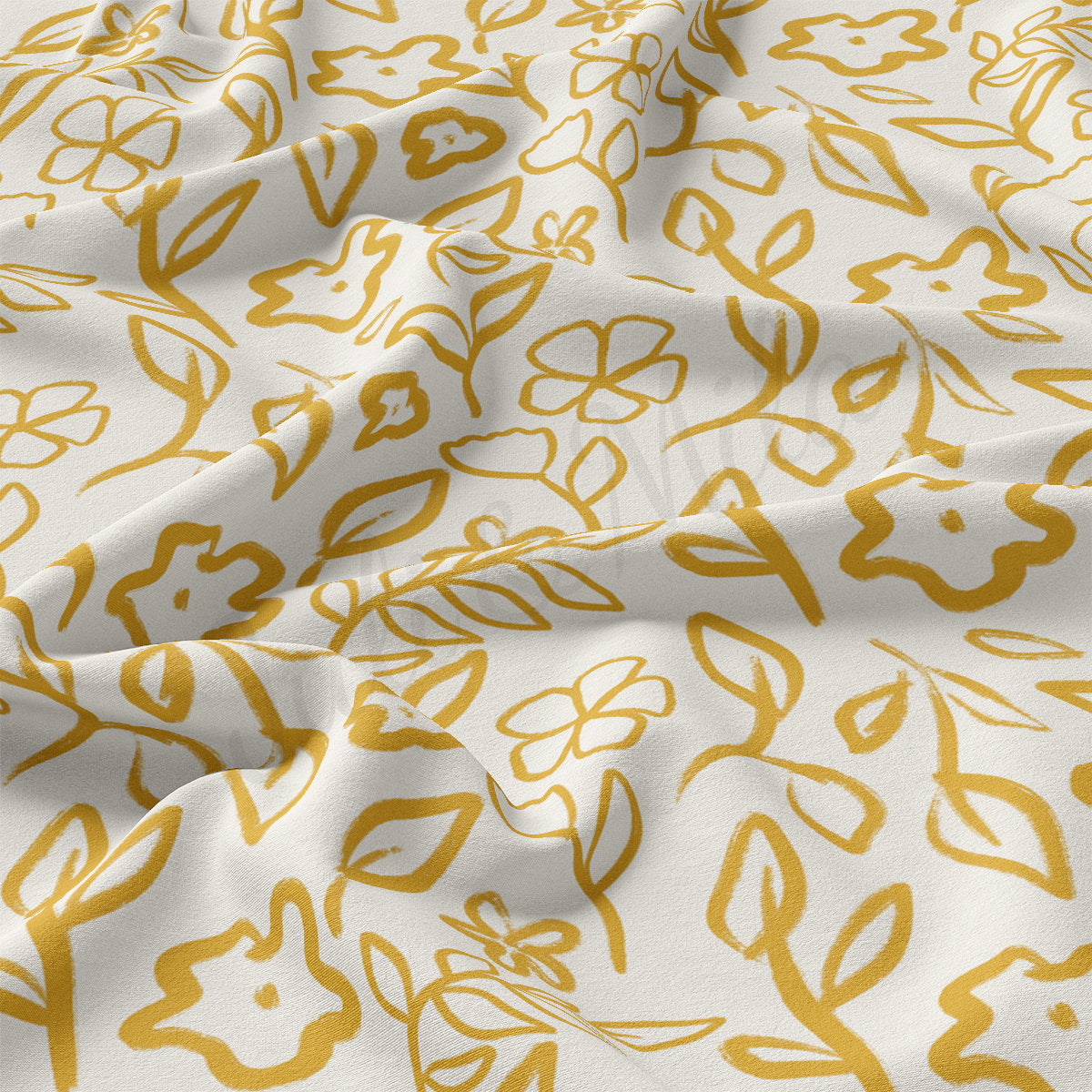 DBP Fabric Double Brushed Polyester DBP2495 Floral