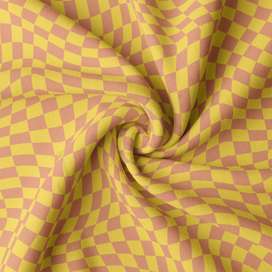 DBP Fabric Double Brushed Polyester DBP2530 Check