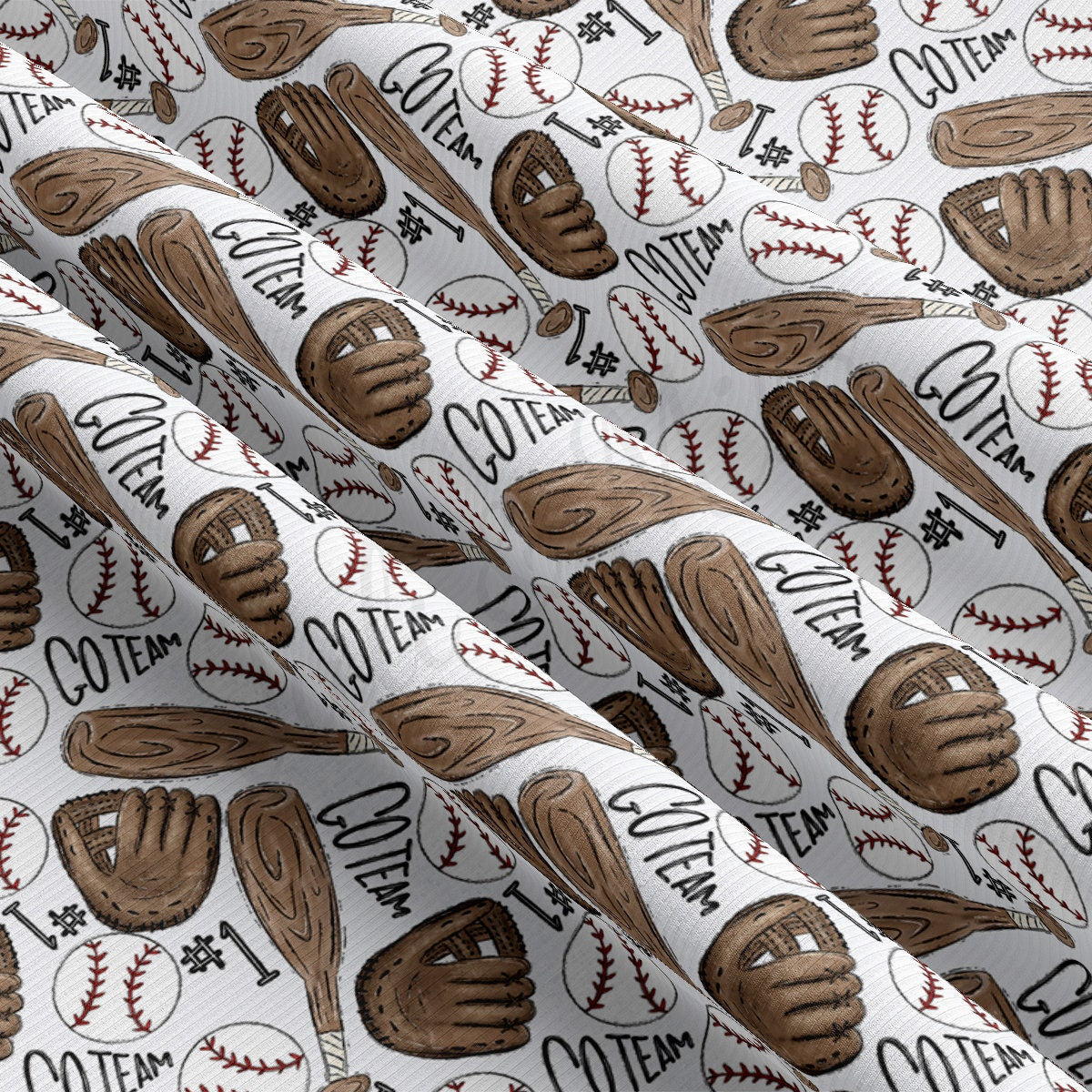 Rib Knit Fabric RBK2511 Baseball