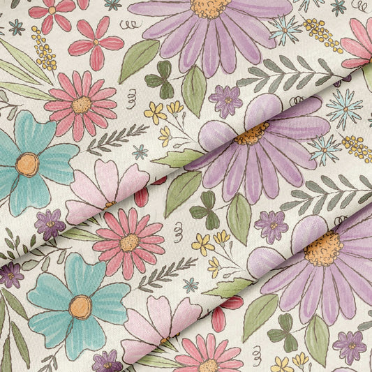 100% Cotton Fabric CTN2563 Floral