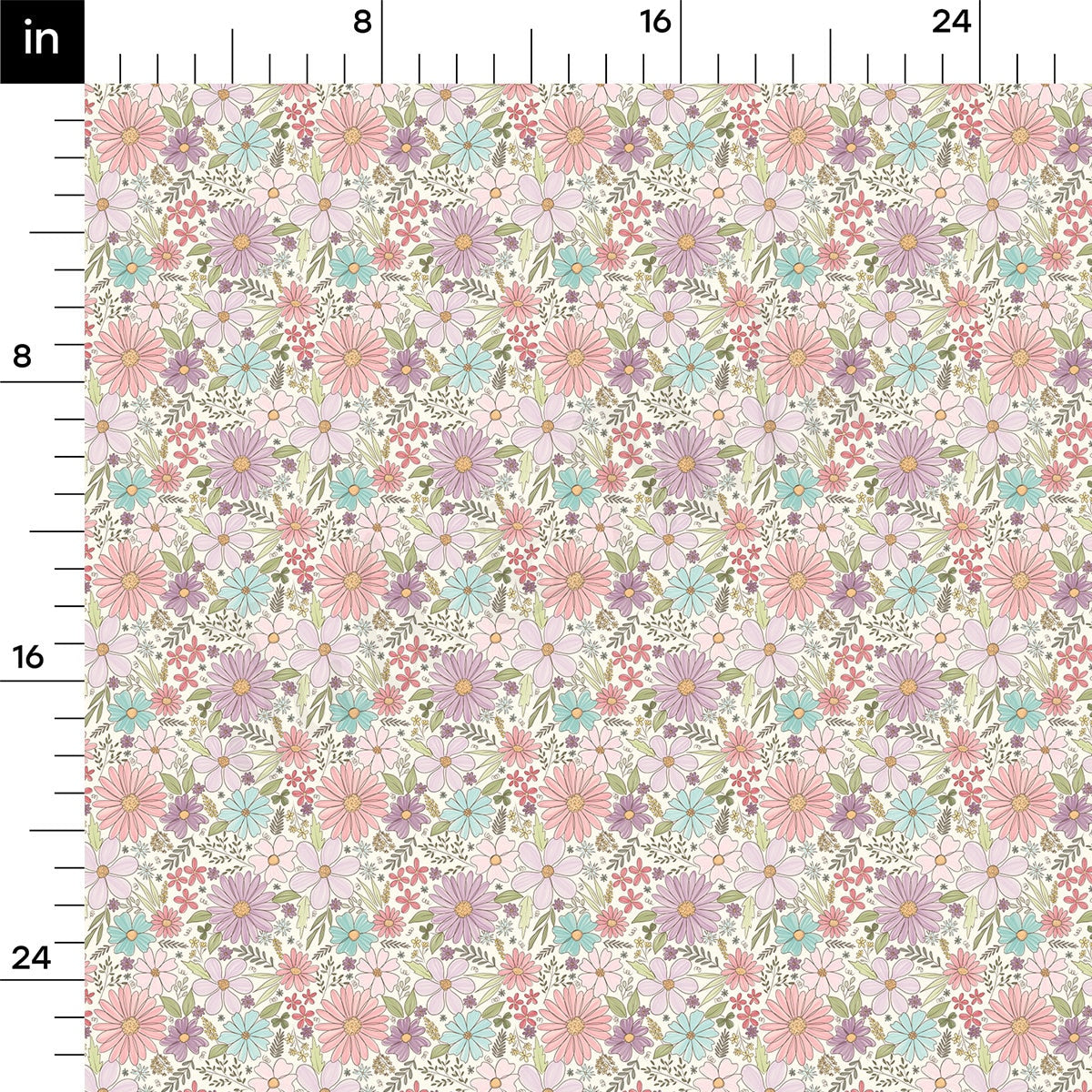 100% Cotton Fabric CTN2563 Floral