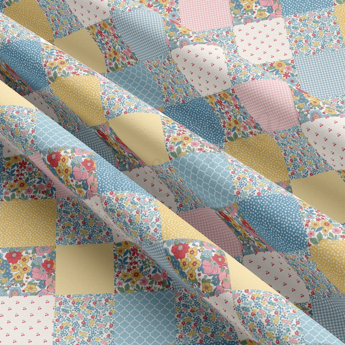 DBP Fabric Double Brushed Polyester DBP2566 Patchwork