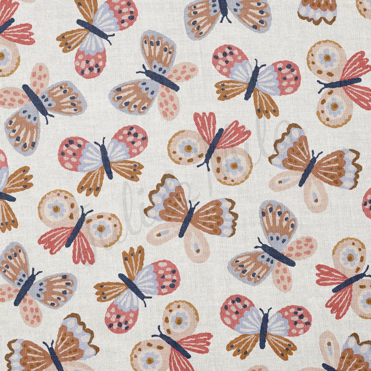 100% Cotton Fabric CTN2432 Butterflies