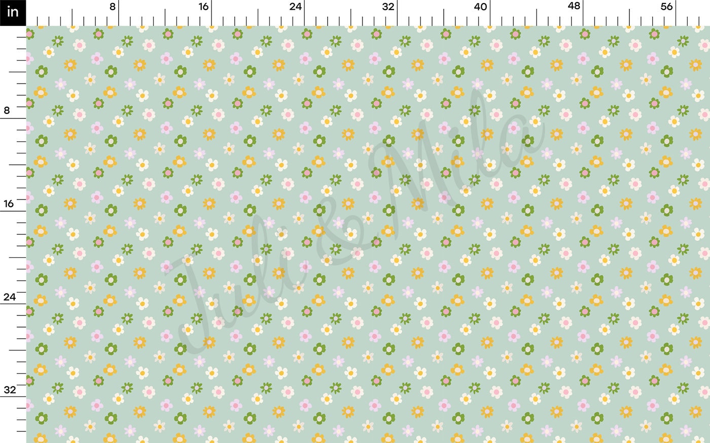 100% Cotton Fabric CTN2453 Floral