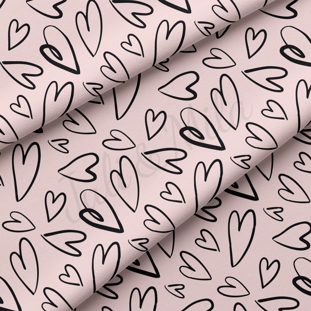 DBP Fabric Double Brushed Polyester DBP2476 Valentine's Day