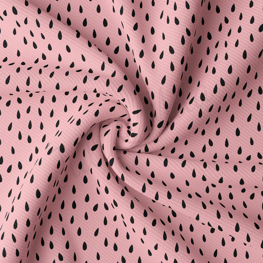 Rib Knit Fabric RBK2484 Watermelon