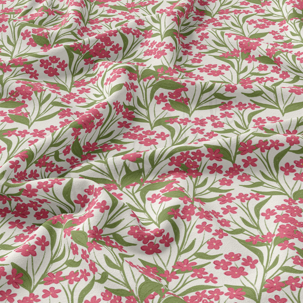 DBP Fabric Double Brushed Polyester DBP2487 Floral