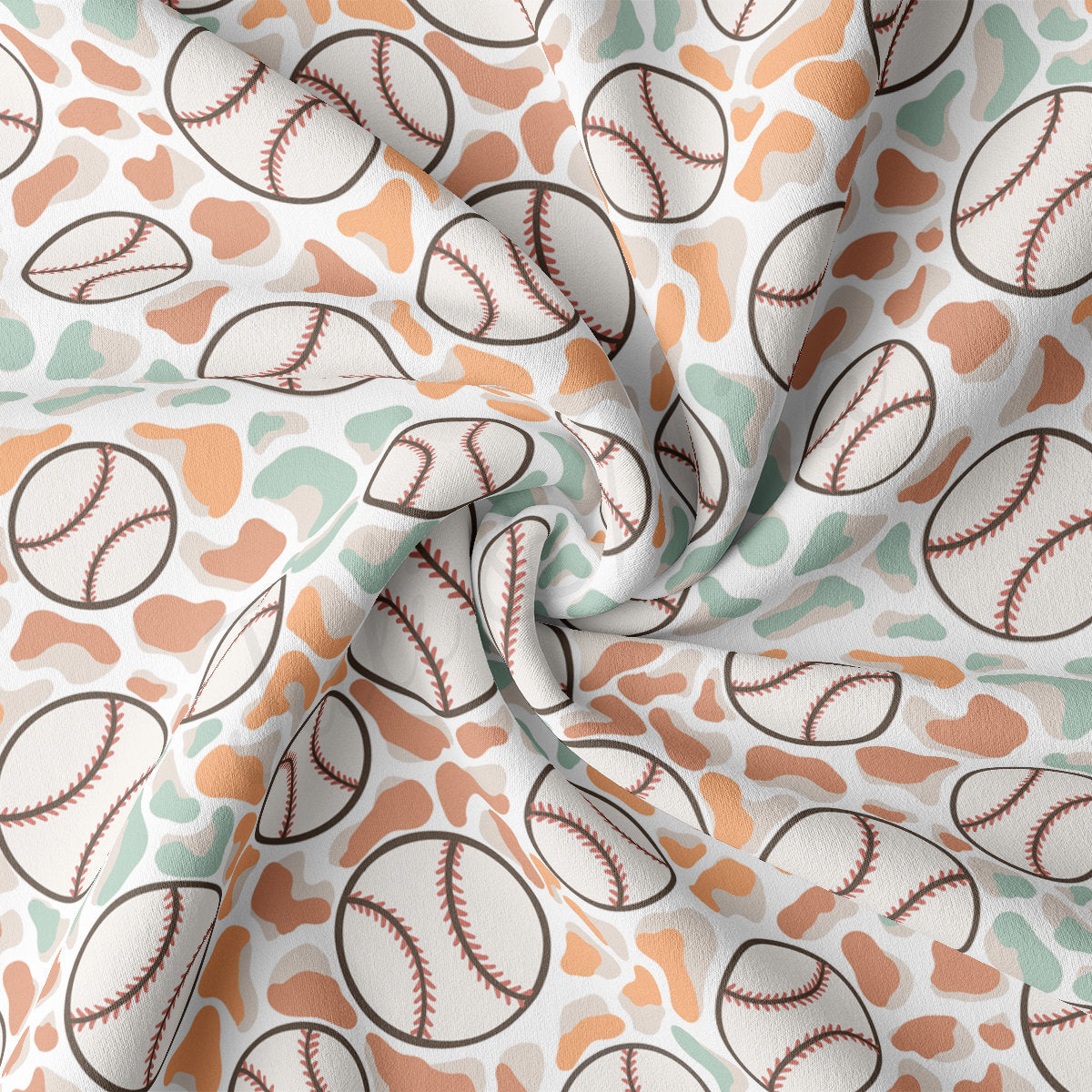DBP Fabric Double Brushed Polyester DBP2510 Baseball