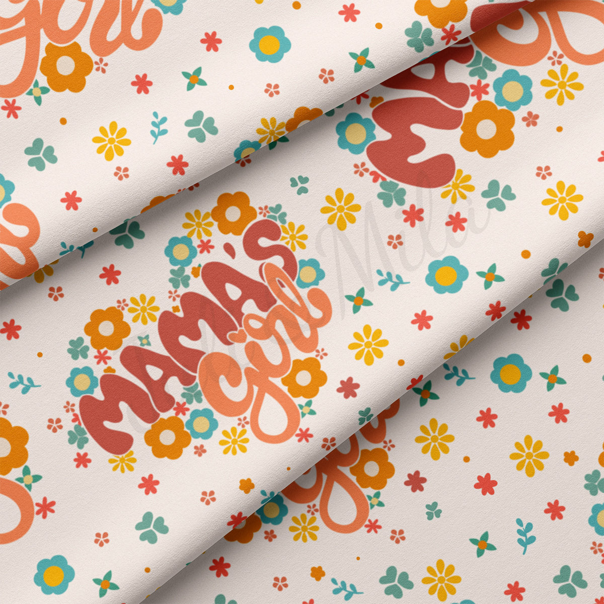 DBP Fabric Double Brushed Polyester DBP2515 Mama's Girl