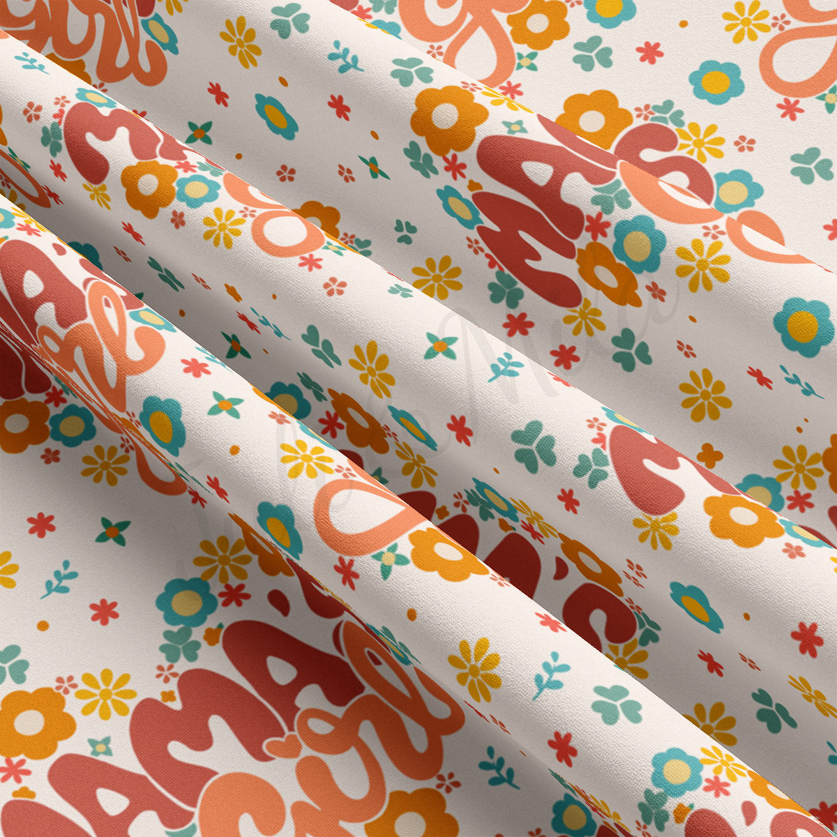 DBP Fabric Double Brushed Polyester DBP2515 Mama's Girl