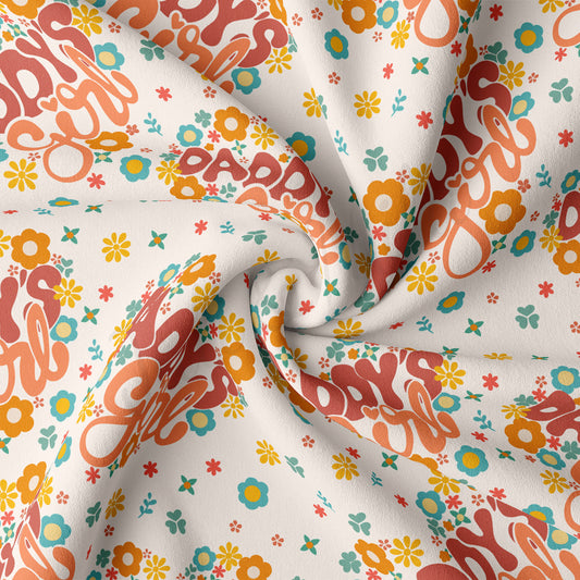 DBP Fabric Double Brushed Polyester DBP2516 Daddy's Girl