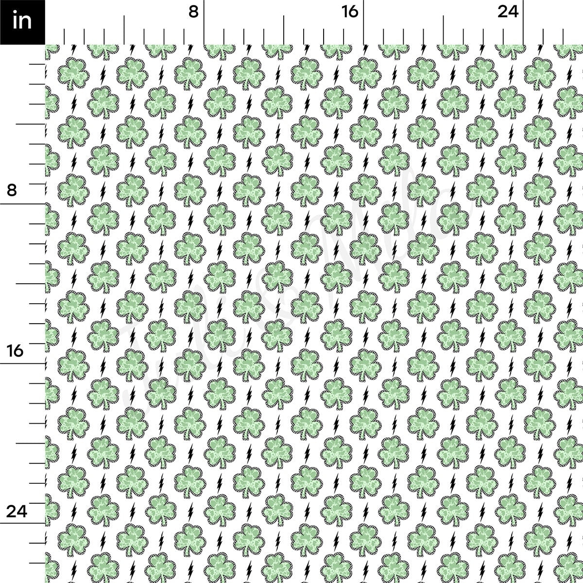 Rib Knit Fabric RBK2507 St. Patrick's Day