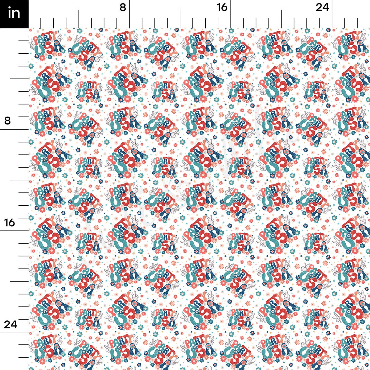 Rib Knit Fabric RBK2522 Patriotic