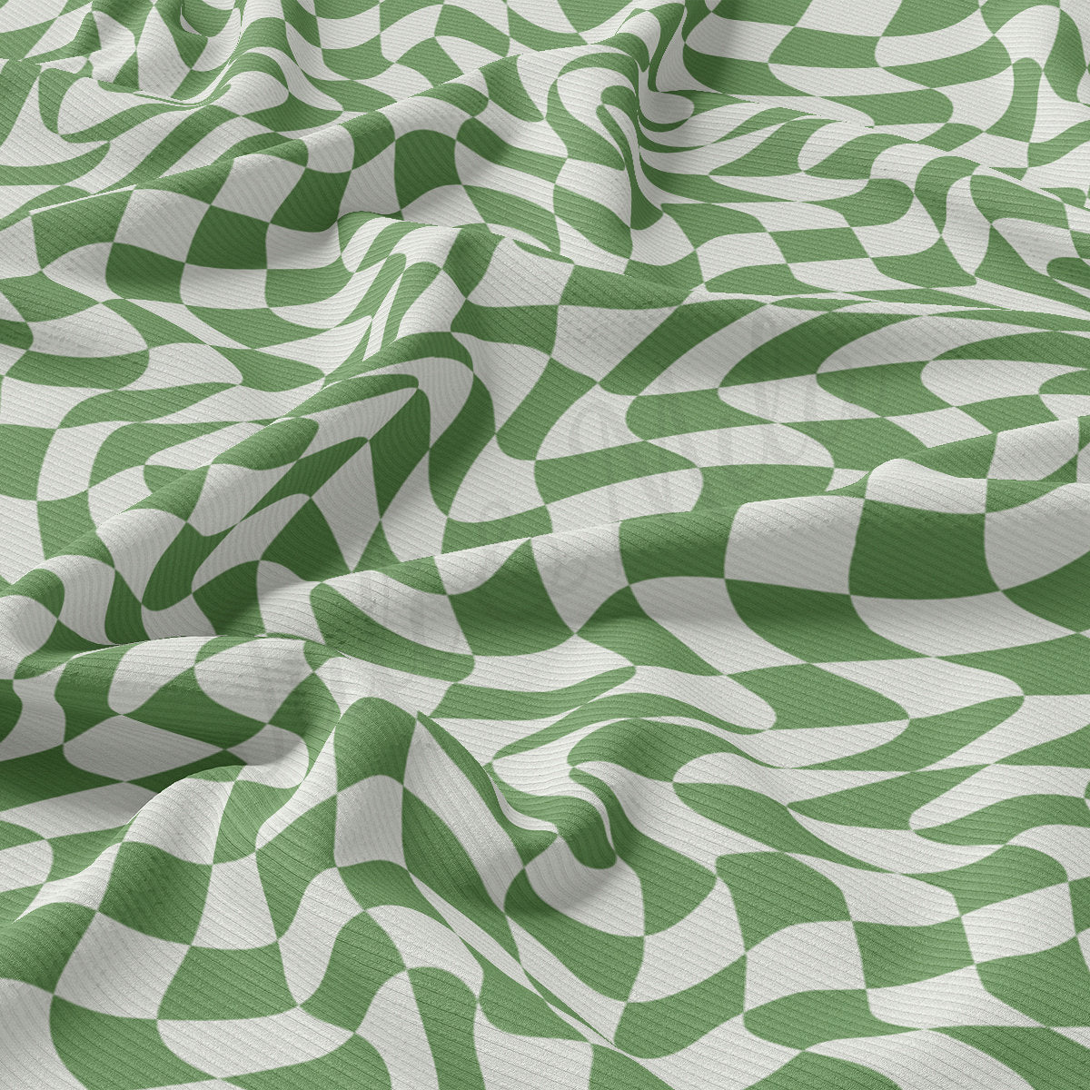 Rib Knit Fabric RBK2529 Check