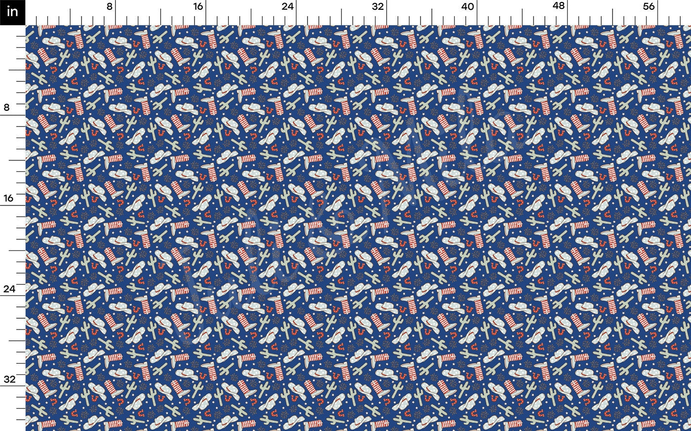 Bullet Fabric AA2611 Patriotic 4th of July