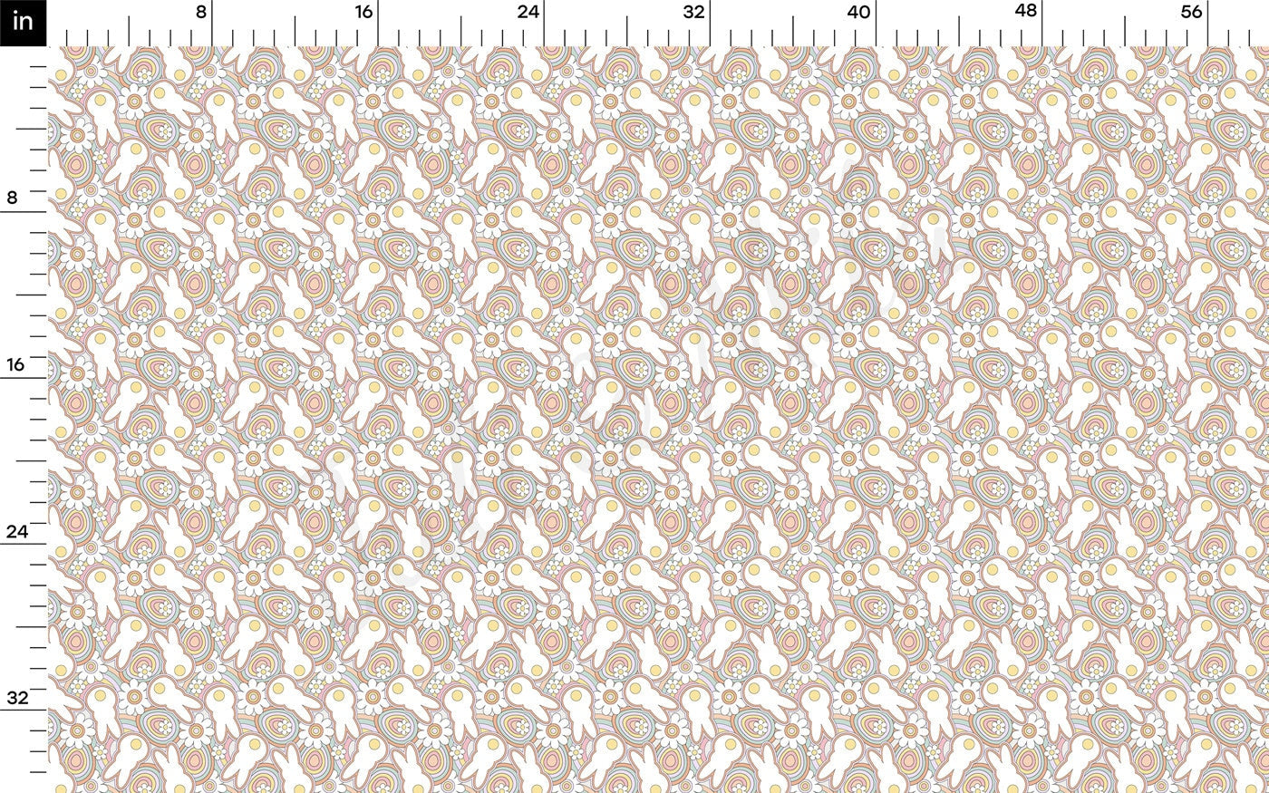 100% Cotton Fabric CTN2597 Easter