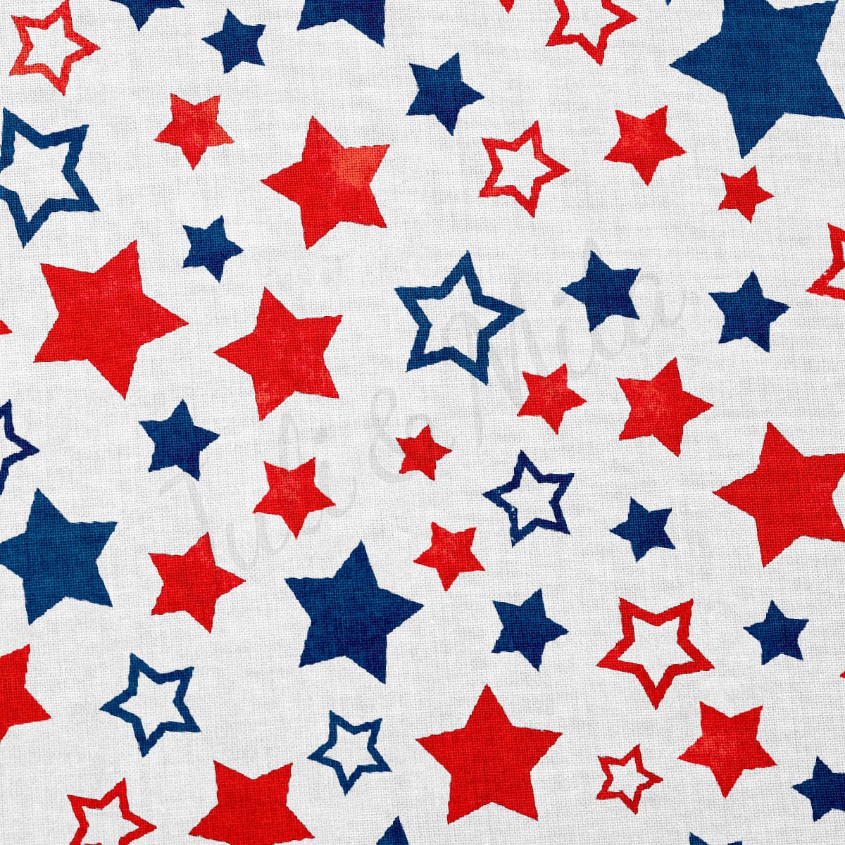 100% Cotton Fabric CTN2630 Patriotic 4th of July