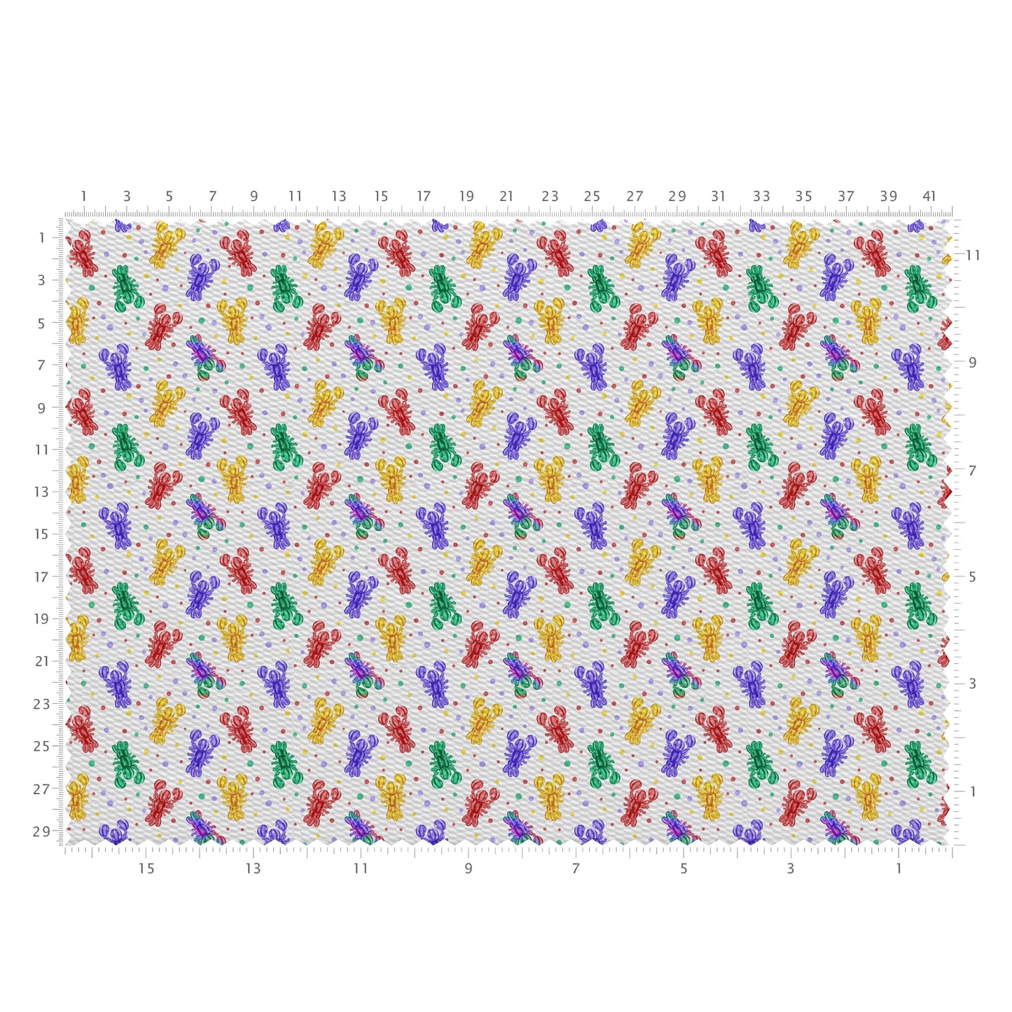 Mardi Gras Bullet Fabric AA2649