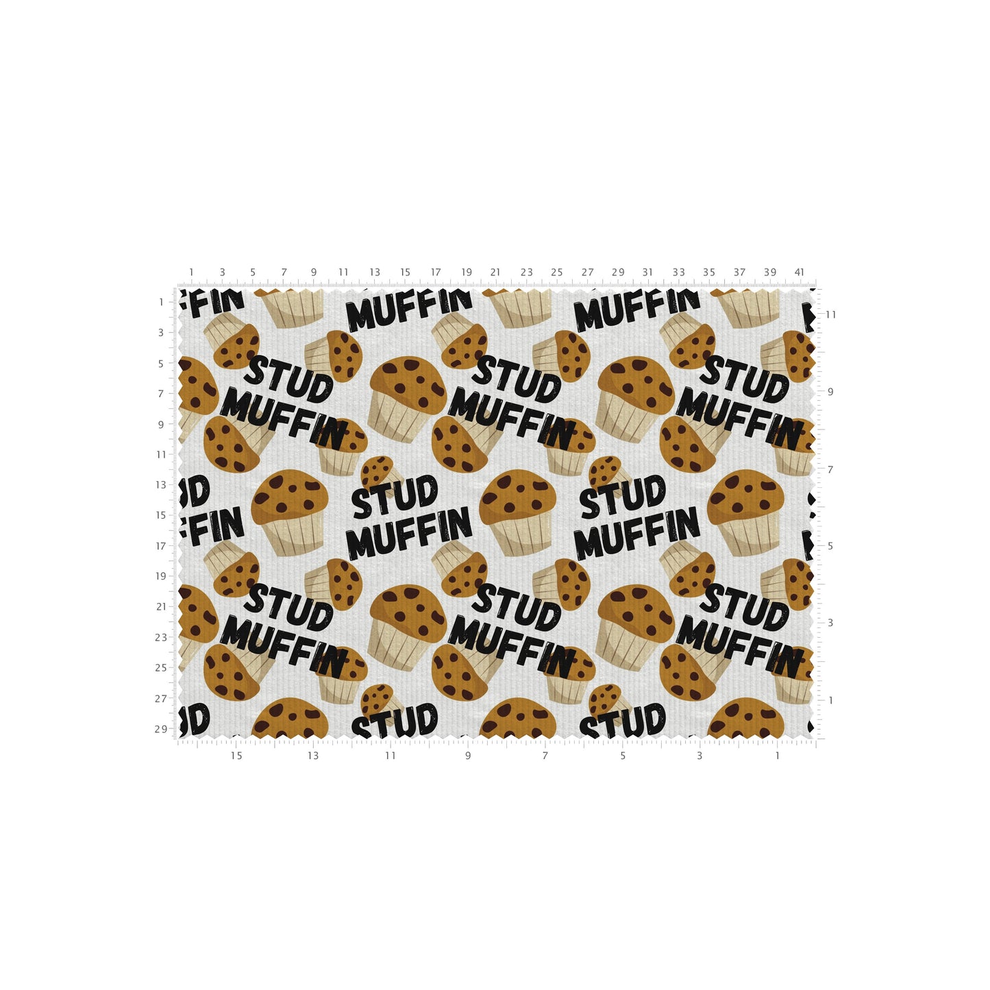 Rib Knit Fabric RBK2644 Stud Muffin