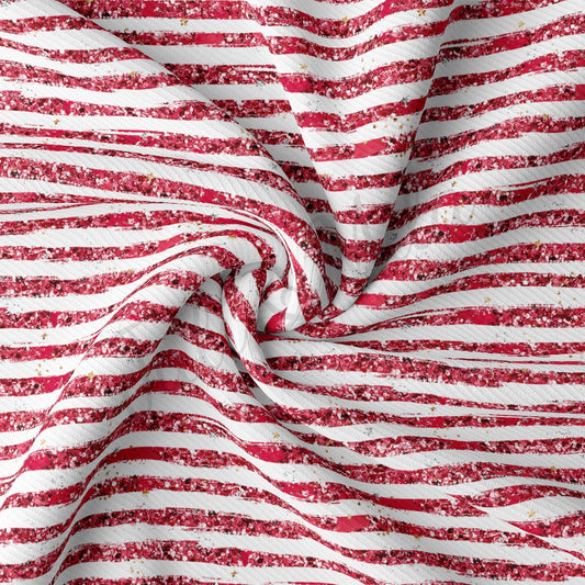 Rib Knit Fabric RBK2616 4th of July Patriotic