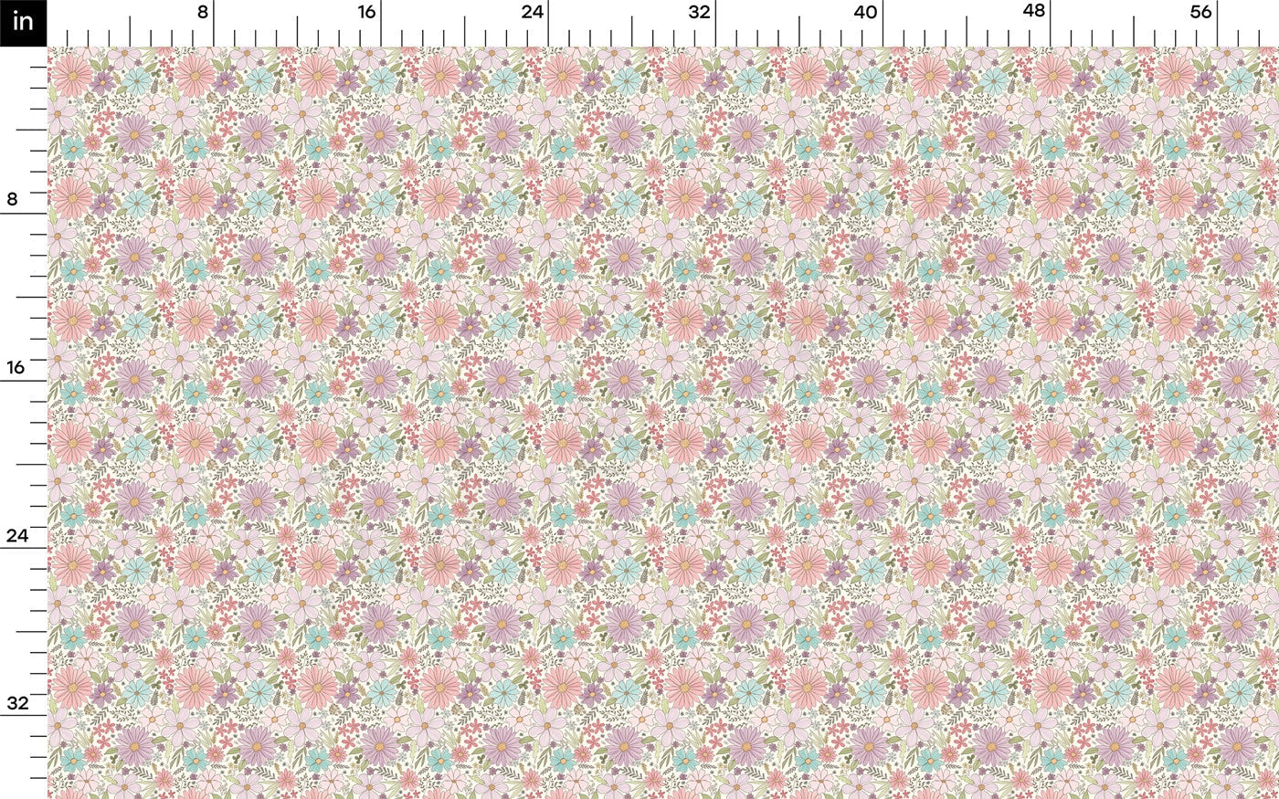 100% Cotton Fabric CTN2563 Floral