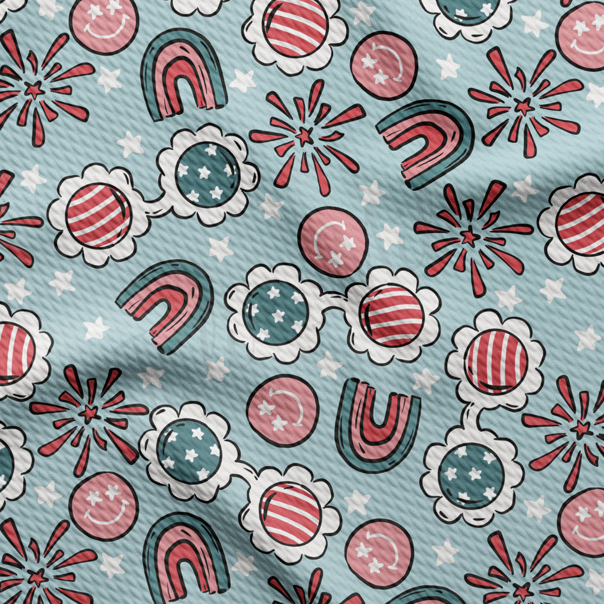 Bullet Fabric AA2612 Patriotic 4th of July