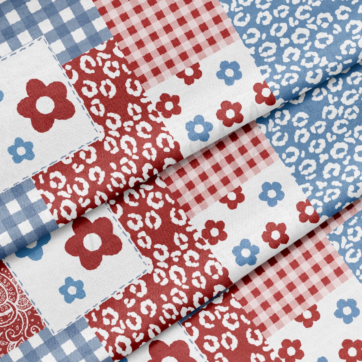 100% Cotton Fabric CTN2610 Patriotic 4th of July