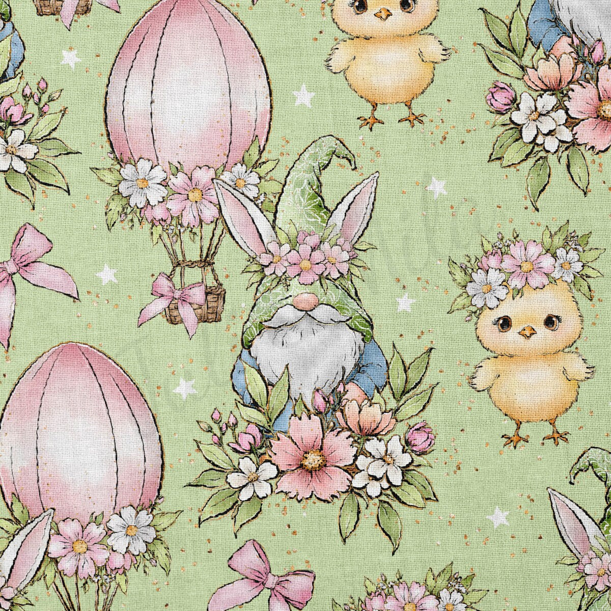 100% Cotton Fabric  CTN2626 Easter