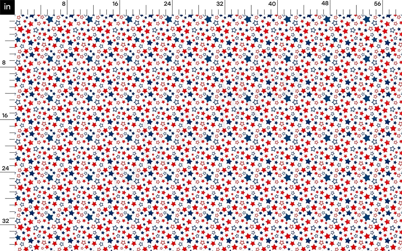 100% Cotton Fabric CTN2630 Patriotic 4th of July