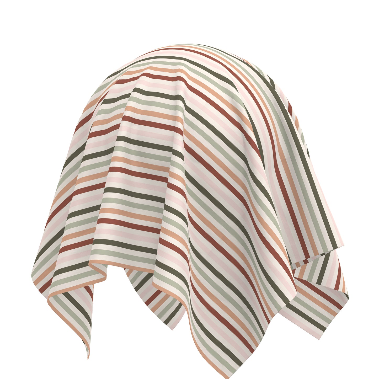 100% Cotton Fabric By the Yard Printed in USA Cotton Sateen -  Cotton CTN2656 Stripes