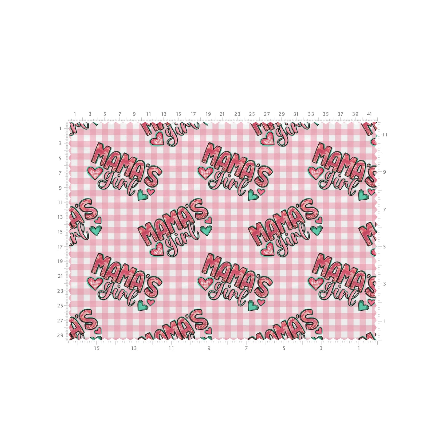 100% Cotton Fabric By the Yard Printed in USA Cotton Sateen -  Cotton CTN2643 Mama's Girl