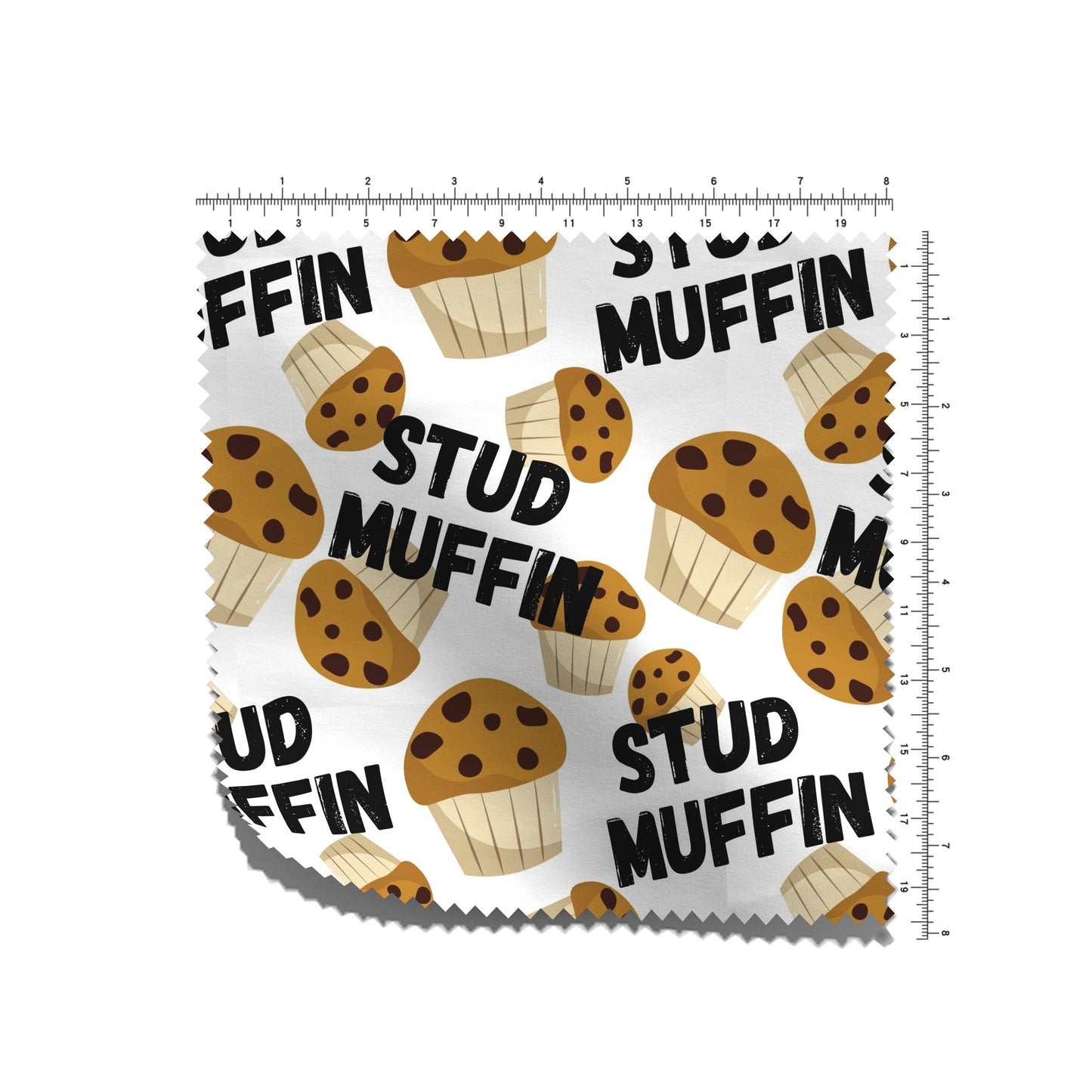 100% Cotton Fabric By the Yard Printed in USA Cotton Sateen -  Cotton CTN2644 Stud Muffin