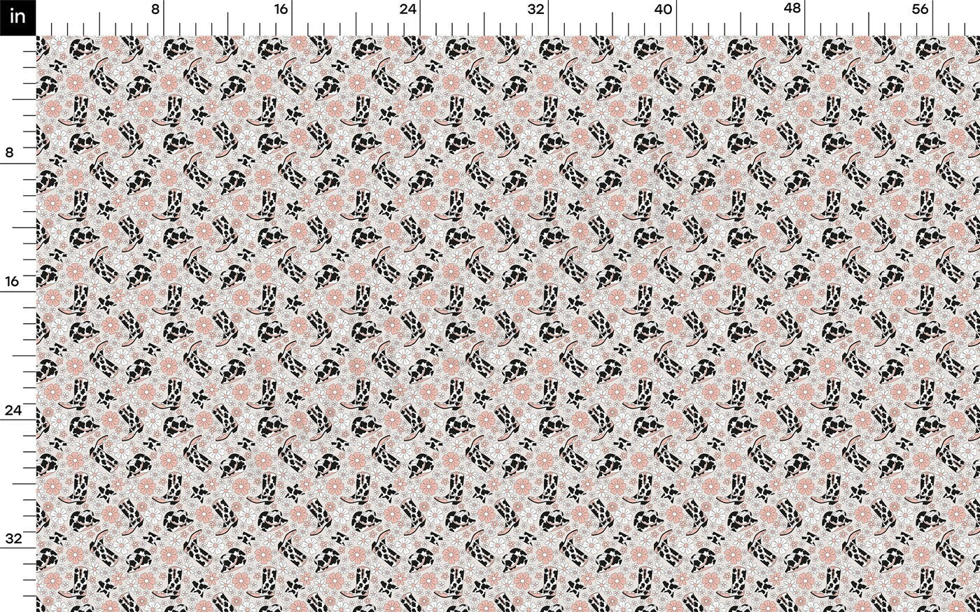 DBP Fabric Double Brushed Polyester DBP2602 Cow