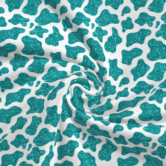 Printed Bullet Fabric Fabric AA2634 Glitter Cow