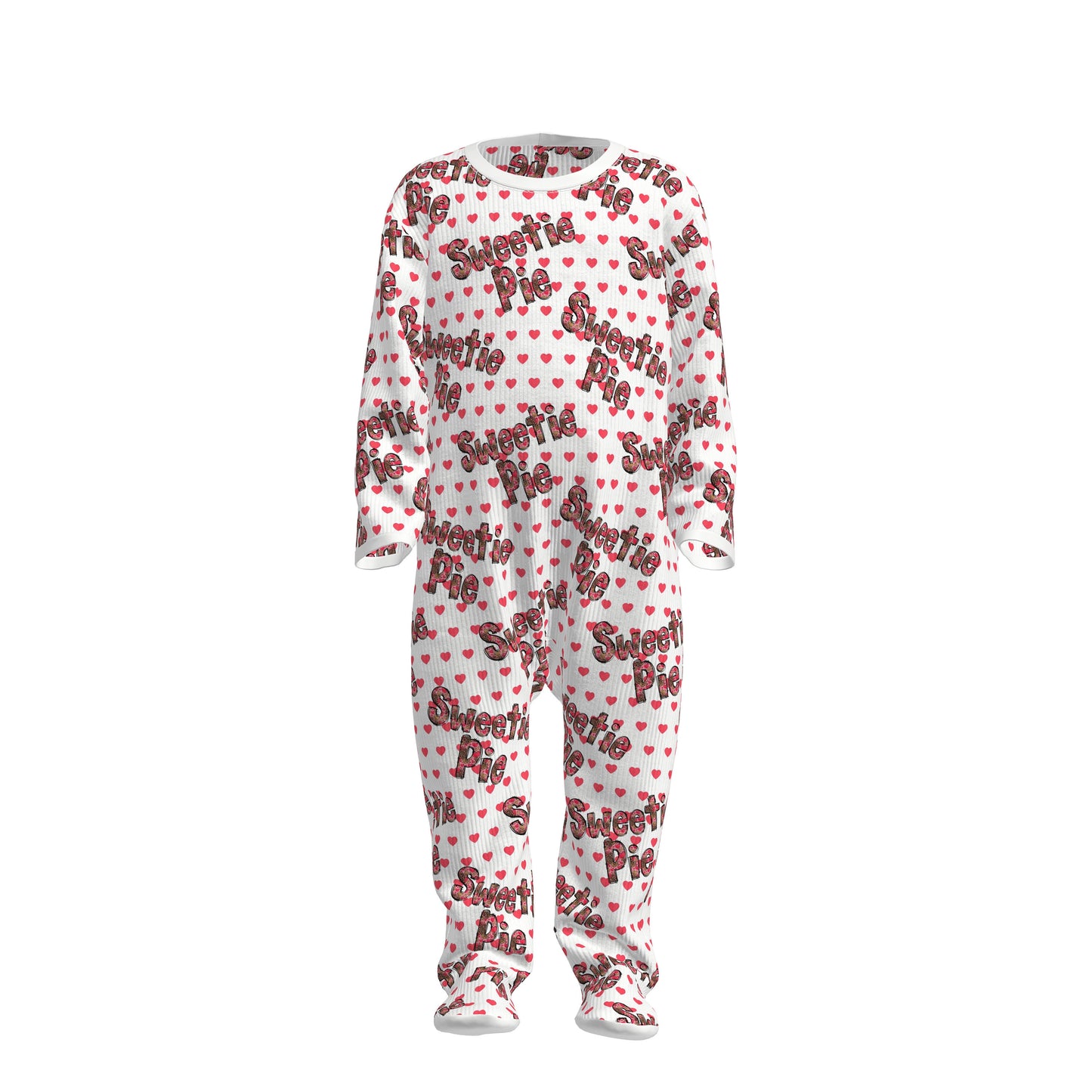 Rib Knit Fabric RBK2637 Valentine's Day Sweetie Pie