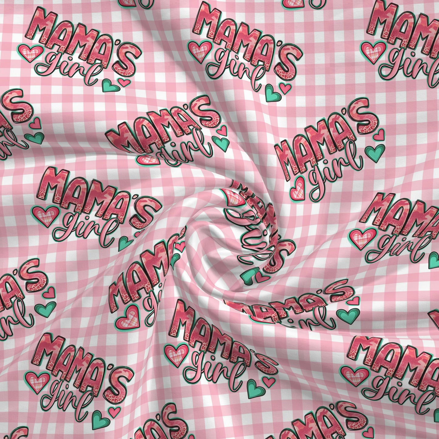 100% Cotton Fabric By the Yard Printed in USA Cotton Sateen -  Cotton CTN2643 Mama's Girl