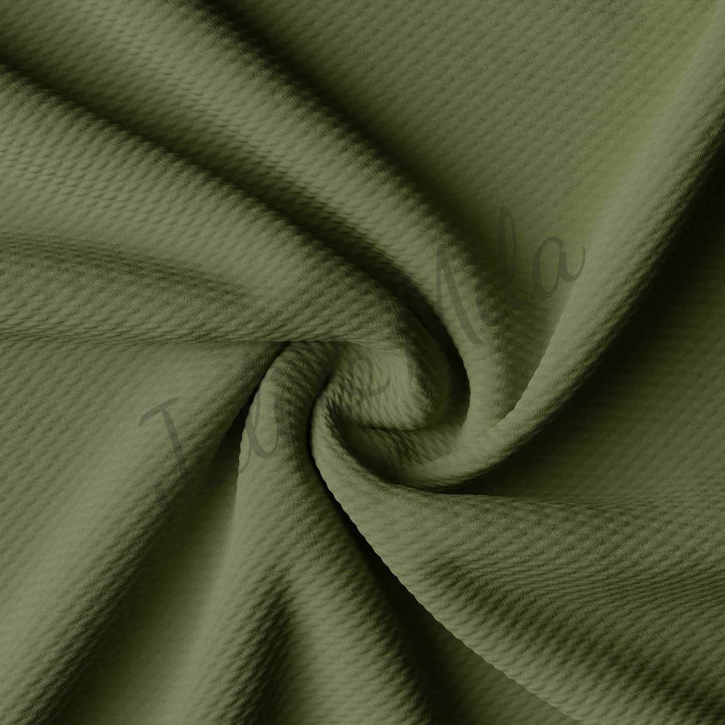 Olive Green Liverpool Bullet Textured Fabric