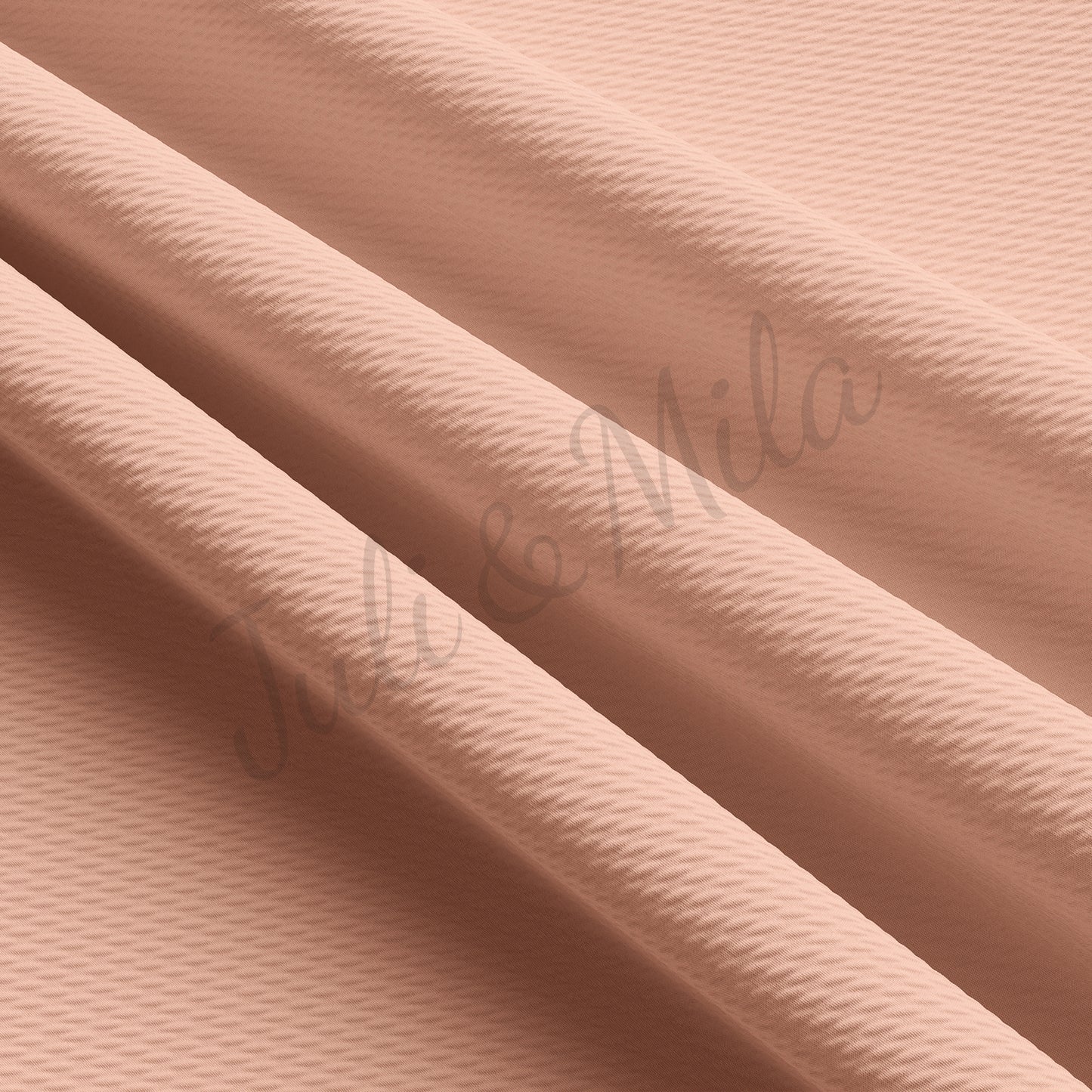 Peach Liverpool Bullet Textured Fabric